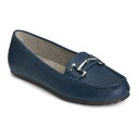 【送料無料】 エアロソールズ レディース スリッポン・ローファー シューズ A2 by Aerosoles Day Drive Women's Moccasin Flats Navy