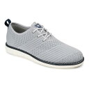 【送料無料】 バンス メンズ オックスフォード シューズ Vance Co. Novak Men's Knit Casual Shoes Gray