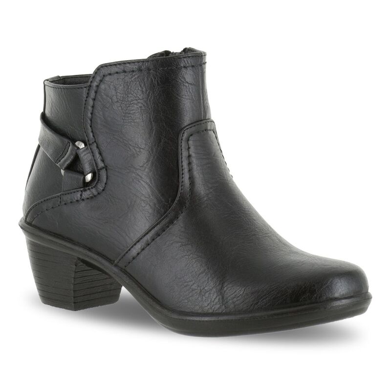 【送料無料】 イージーストリート レディース ブーツ・レインブーツ シューズ Easy Street Dawnta Women's Ankle Boots Black