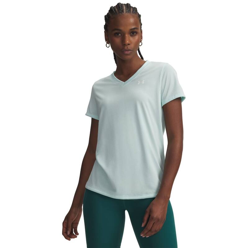 アンダーアーマー レディース トップス Tシャツ Vネック Women's Under Armour Tech V-Neck Short Sleeve Tee Refresh Mint ミント