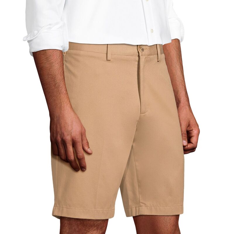 【送料無料】 ランズエンド メンズ ハーフパンツ・ショーツ ボトムス Big & Tall Lands' End Chino Shorts Light Stone