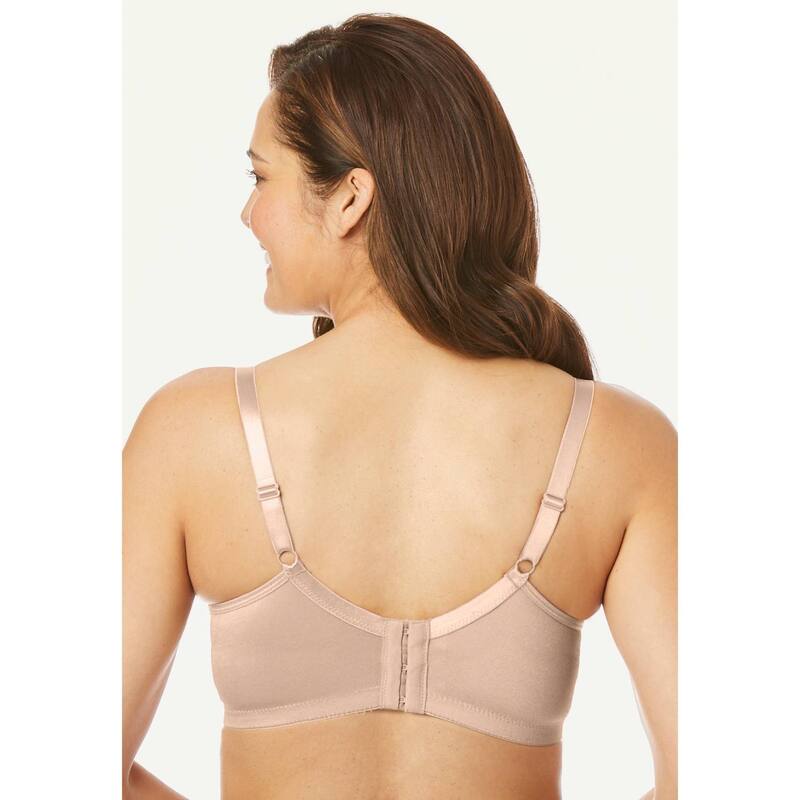コンフォート チョイス レディース アンダーウェア ブラジャー プラスサイズ レース Comfort Choice Women's Plusize Lace Wireless Cami Bra Shell Pink ピンク