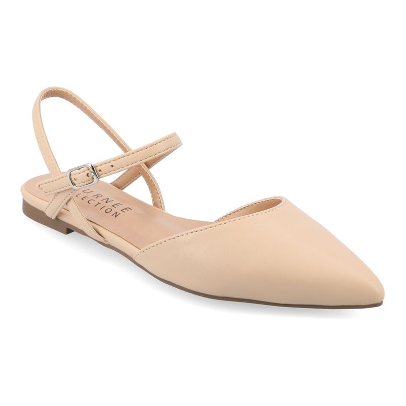 ジュルネ コレクション レディース シューズ サンダル Journee Collection Martine Women'superNatural Shades Tru Comfort Foam Dress Flatshell