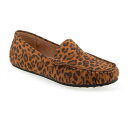 【送料無料】 エアロソールズ レディース スリッポン・ローファー シューズ Aerosoles Over Drive Women's Loafers Leopard Fabric Suede