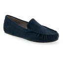 【送料無料】 エアロソールズ レディース スリッポン・ローファー シューズ Aerosoles Over Drive Women's Loafers Navy Fabric
