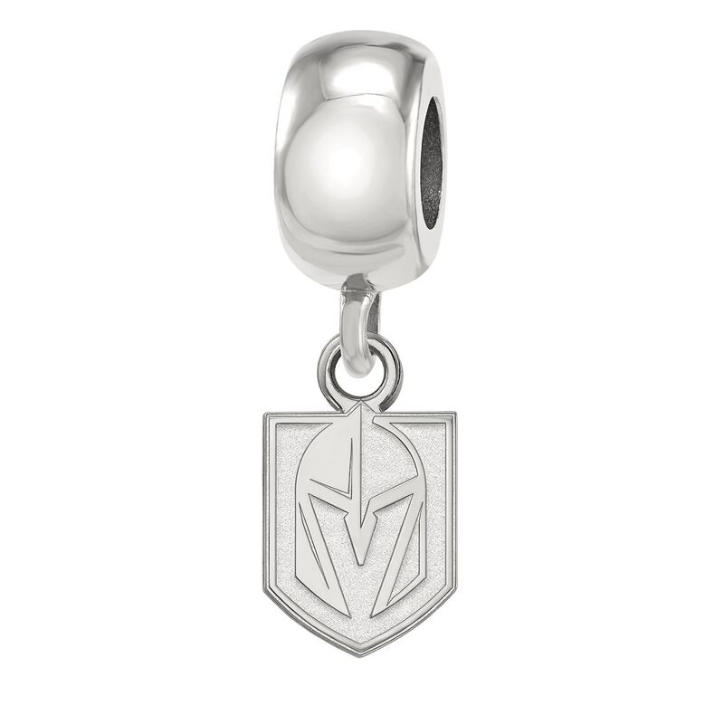 【送料無料】 ロゴアート レディース ブレスレット・バングル・アンクレット アクセサリー LogoArt Sterling Silver Las Vegas Golden Knights Logo Bead Charm Sterling Silver