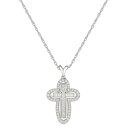 【送料無料】 アンブランデッド レディース ネックレス・チョーカー・ペンダントトップ アクセサリー Sterling Silver Cubic Zirconia...