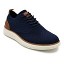 【送料無料】 アカデミクス メンズ オックスフォード シューズ Akademiks Men's Wingtip Knit Oxford Shoes Navy(4)