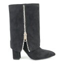 【送料無料】 ヨキ レディース ブーツ・レインブーツ シューズ Yoki Vixxie Women's Fold Over BootsWith Zipper B...