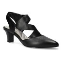 【送料無料】 イージーストリート レディース パンプス シューズ Easy Street Venue Women's Asymmetrical High Heels Black(4)