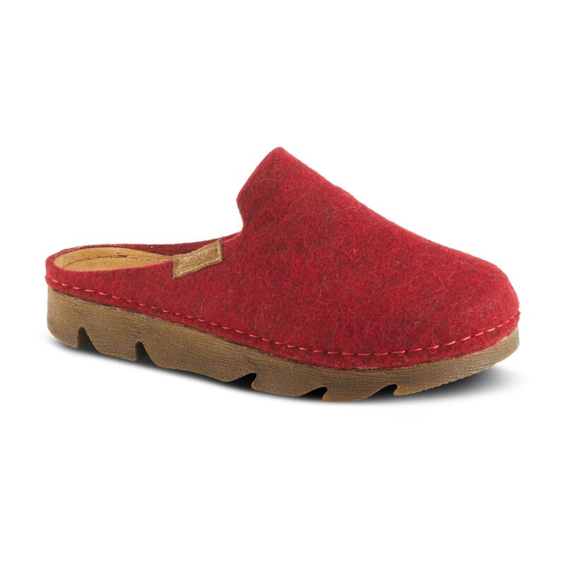 フレクサス レディース シューズ サンダル Flexus by Spring Step Cloggish Women'slippers Red レッド