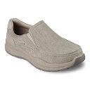 【送料無料】 スケッチャーズ メンズ スリッポン・ローファー シューズ Skechers Relaxed FitR Cohagen Vierra Men's Shoes Taupe(4)