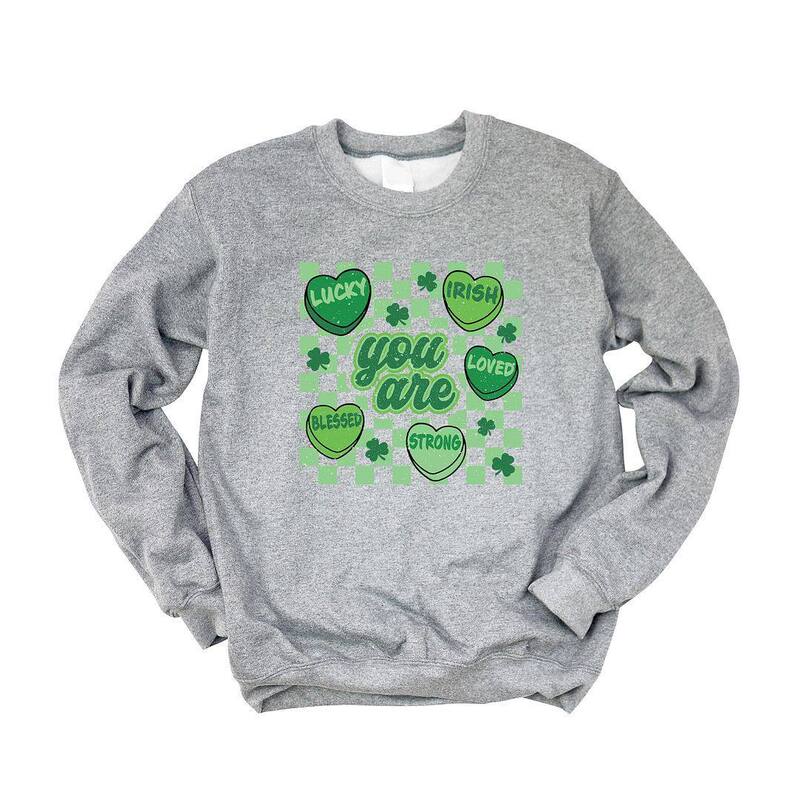 樂天商城 - Simply Sage Market レディース トップス Tシャツ スウェット Simply Sage Market St. Patrick's Affirmationsweatshirt Graphite グラファイト