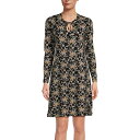 【送料無料】 ランズエンド レディース ナイトウェア アンダーウェア Women's Lands' End Cotton Interlock Long Slee...