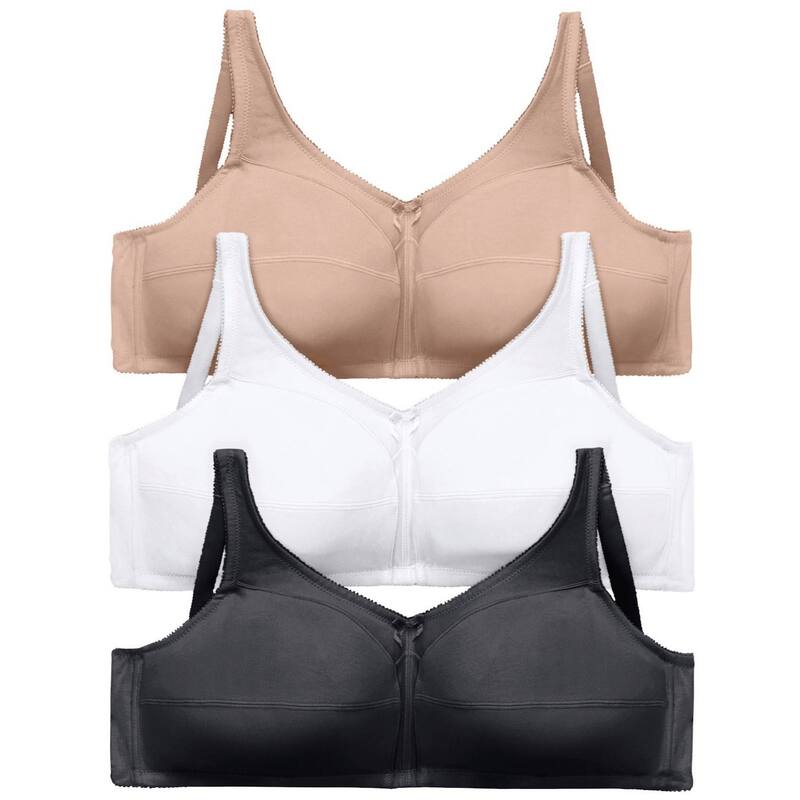 ����ե����� ���祤�� ��ǥ����� ������������� �֥饸�㡼 �ץ饹������ ���åȥ� Comfort Choice Women's Plusize 3-Pac...