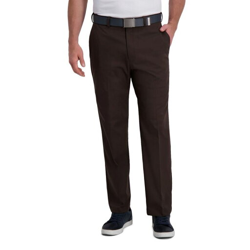 【送料無料】 ハガー メンズ カジュアルパンツ ボトムス Men's HaggarR Cool RightR Performance Flex Classic-Fit Flat-Front Pants Brown 【送料無料】 ハガー メンズ カジュアルパンツ ボトムス Men's HaggarR Cool RightR Performance Flex Classic-Fit Flat-Front Pants Brown