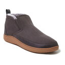 【送料無料】 ディアフォームズ メンズ サンダル シューズ Dearfoams Spencer Microsuede Men's Bootie Slippers Pavement(4)