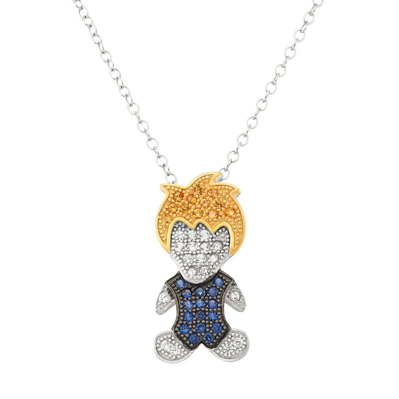 ̵ ֥ǥå ǥ ͥå쥹硼ڥȥȥå ꡼ Tri-Tone Sterling Silver Lab-C...
