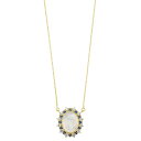 【送料無料】 アンブランデッド レディース ネックレス・チョーカー・ペンダントトップ アクセサリー 18k Gold Over Silver Mother of Pearl & Cubic Zirconia Jesus Cameo Necklace Gold Tone(4)