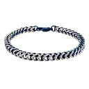 【送料無料】 アンブランデッド メンズ ブレスレット・バングル・アンクレット アクセサリー Men's Two Tone Stainless Steel Fra...