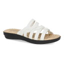 【送料無料】 イージーストリート レディース サンダル シューズ Easy Street Sheri Women's Slide Sandals White(4)