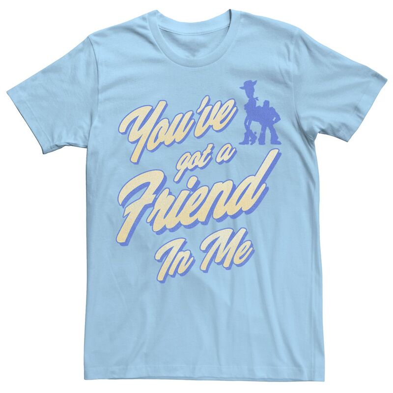 ディズニー ピクサー レディース トップス Tシャツ Disney / Pixar Men's Disney/Pixar Toy Storyou've Got A Friend In Me Tee Light Blue ブルー