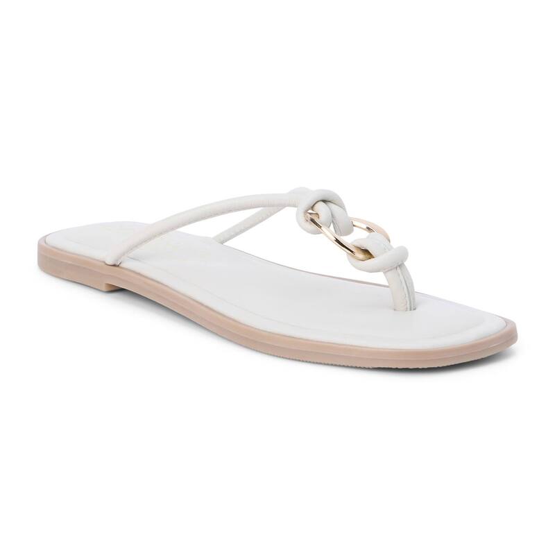 マチス レディース シューズ サンダル レザー Coconuts by Matisse Mission Women's Leather Casual Flip-flops Bone
