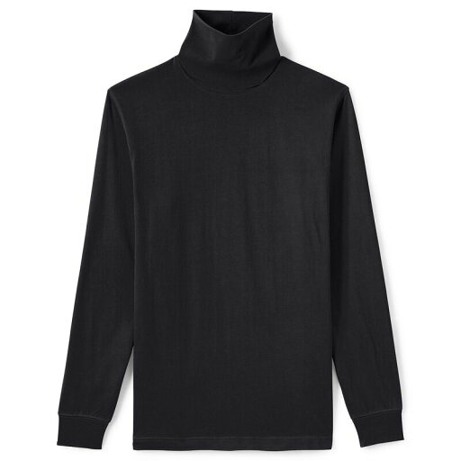 【送料無料】 ランズエンド メンズ Tシャツ トップス Big & Tall Lands' End Super-T Turtleneck Black 【送料無料】 ランズエンド メンズ Tシャツ トップス Big & Tall Lands' End Super-T Turtleneck Black