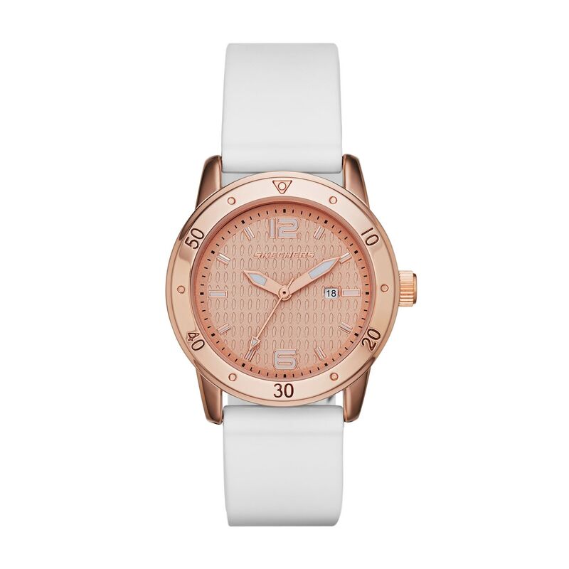【送料無料】 スケッチャーズ レディース 腕時計 アクセサリー Skechers Women's Watch White