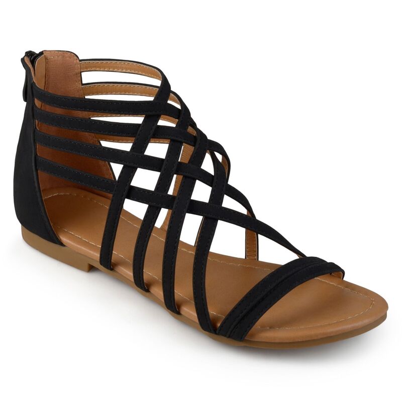 【送料無料】 ジュルネ コレクション レディース サンダル シューズ Journee Collection Hanni Women's Sandals Black