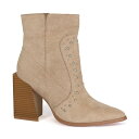 【送料無料】 ヨキ レディース ブーツ・レインブーツ シューズ Yoki Blonde-11 Women's Heeled Ankle Boots Beige