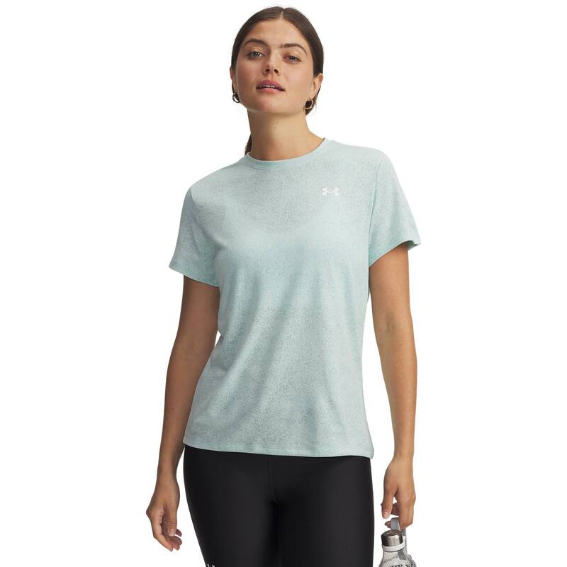 アンダーアーマー レディース トップス Tシャツ Women's Under Armour Tech Pixelate Short Sleeve Top Refresh Mint ミント