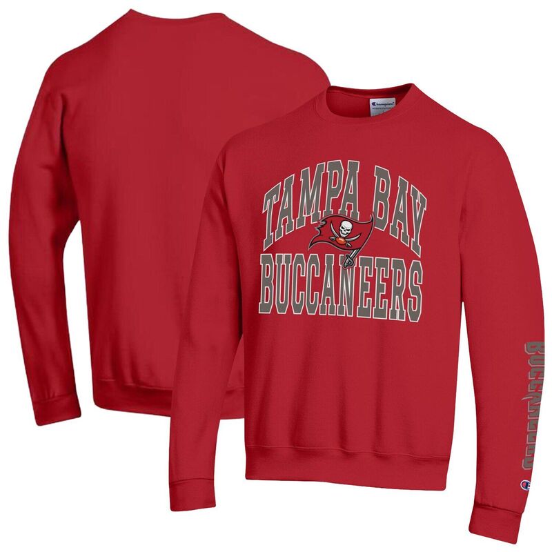 樂天商城 - チャンピオン レディース トップス Tシャツ スウェット フリース Men's Champion Red Tampa Bay Buccaneers Powerblend Fleece Sweatshirt Buc Red レッド
