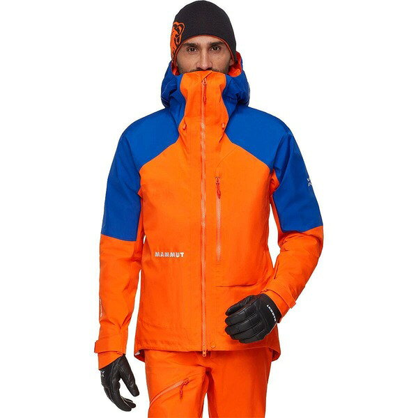 マムート メンズ アウター ジャケット・ブルゾン フーデッドジャケット Mammut Eiger Nordwand Advanced Hs Hooded Jacket - Men's Eiger Orange/Eiger Blue ブルー