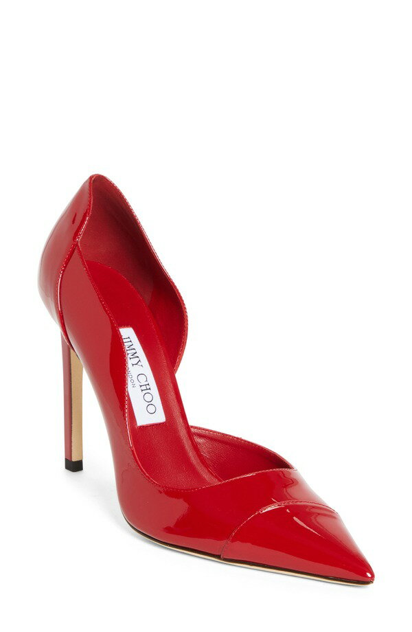 ジミーチュー レディース シューズ パンプス Jimmy Choo Brigitte Pointed Toe Half d'Orsay Pump Ruby Red レッド