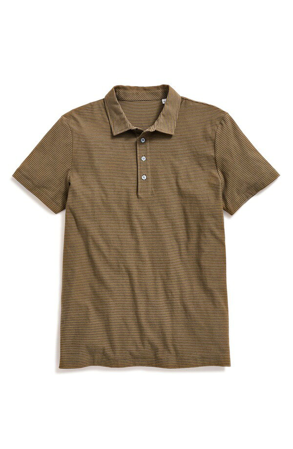 ビリーレイド メンズ トップス ポロシャツ Billy Reid Pensacolo Stripe Pololive/ Black ブラック