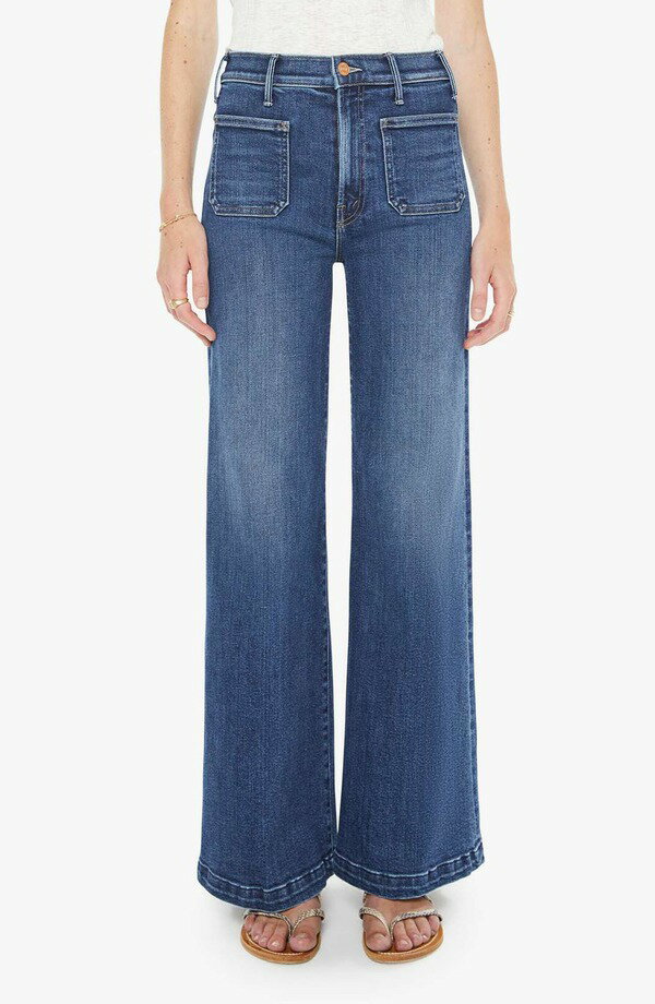 マザー レディース ボトムス デニムパンツ フレア ジーンズ MOTHER Hustleroller Patch Flare Leg Jeans One Last Shot