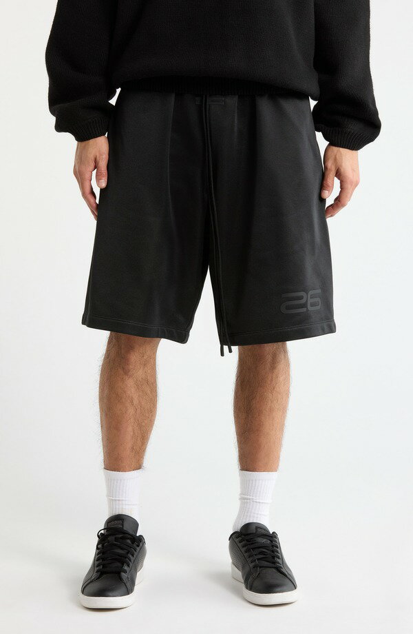 楽天市場】fear of god essentials sweat shorts blackの通販