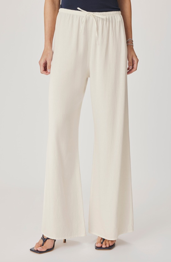 スプレンディット レディース ボトムス レギンス パンツ Splendid Valerie Drawstring Pantshell White ホワイト