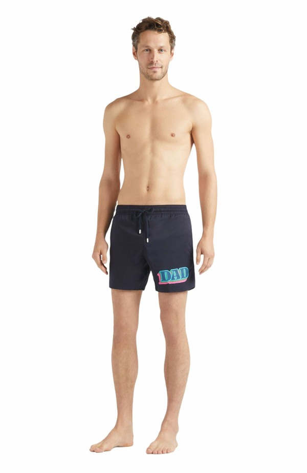 ヴィルブレクイン メンズ 水着 ハーフパンツ・ショーツ ショートパンツ Vilebrequin Men's Dad and Son Stretch Short Swim Shorts Bleu Marine