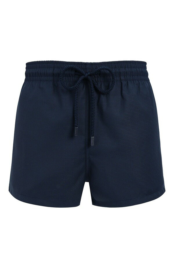 ヴィルブレクイン メンズ 水着 ハーフパンツ・ショーツ ウール Men's Micro Carreaux Short Woolen Swim Trunks - Vilebrequin x The Woolmark Company Bleu Marine