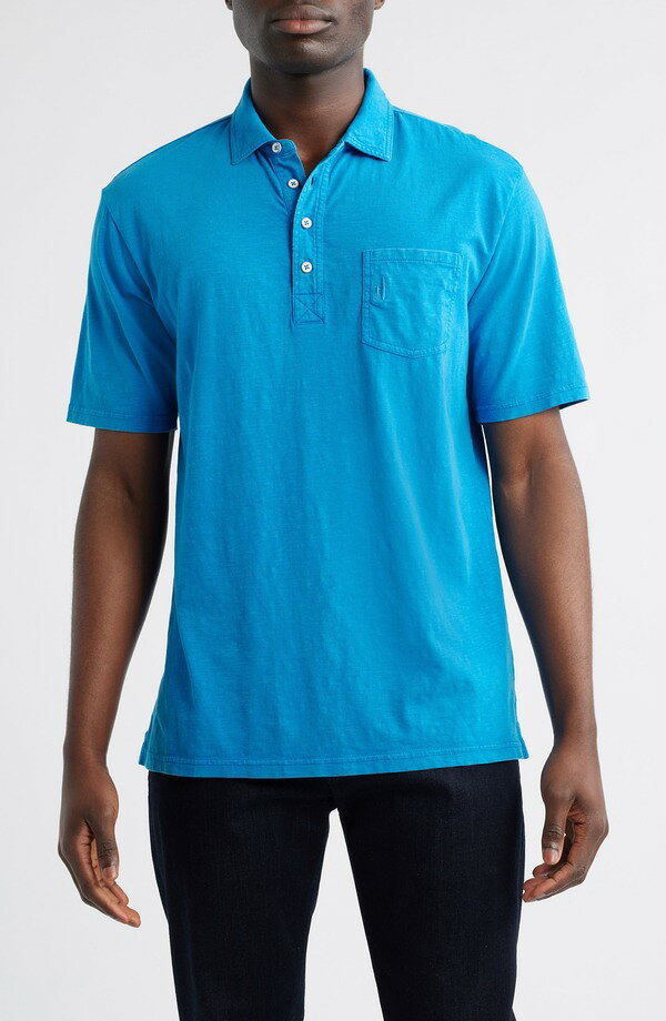 ジョニー オー メンズ トップス ポロシャツ johnnie-O Coastal Wash Original Pocket Polo Riptide