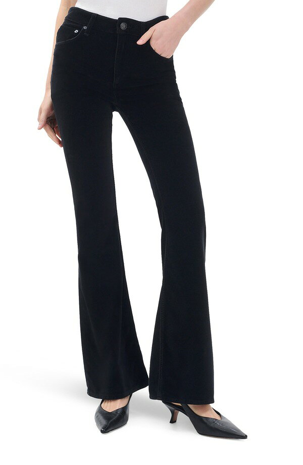 Other - ラグアンドボーン レディース ボトムス レギンス ベルベット ジーンズ rag & bone Flexi Velvet Dahlia Mid Rise Flare Jeans Black Velvet ブラック