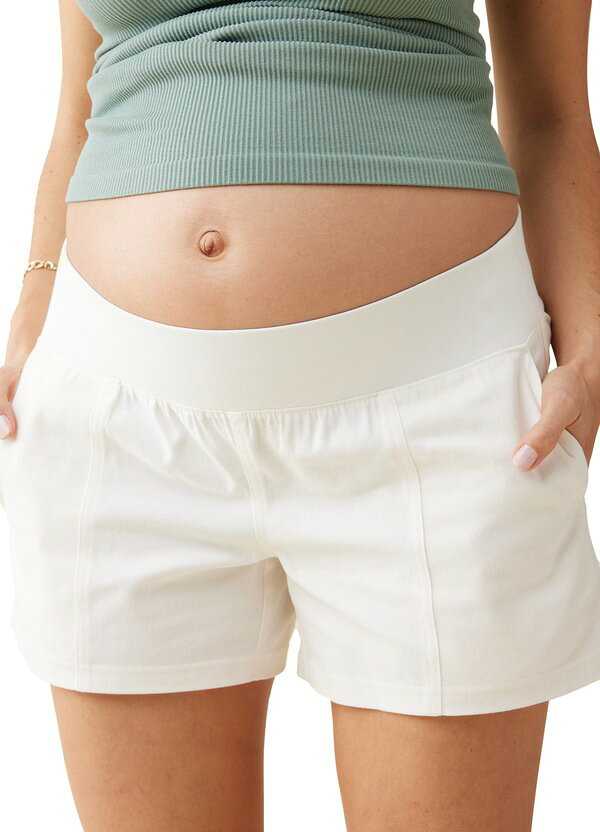 イングリッド&イザベル レディース ボトムス ハーフパンツ・ショーツ マタニティ Ingrid & Isabel Theveryday Maternity Woven Short Off-White オフホワイト