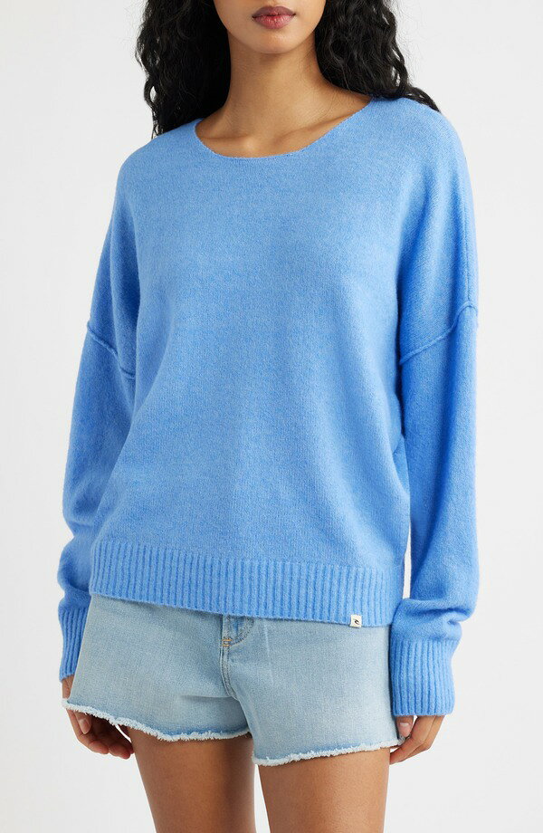 リップカール レディース アウター パーカー・スウェット クルーネック セーター Rip Curl Emily Crewneck Sweater Cornflower Blue ブルー