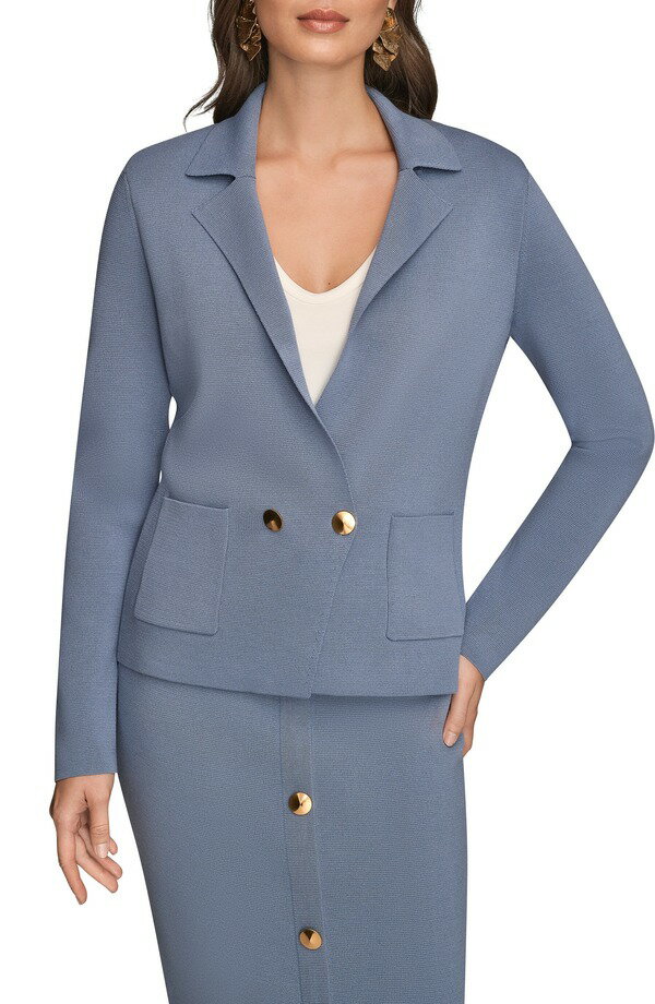 ダナ キャラン ニューヨーク レディース アウター ジャケット・ブルゾン セーター ブレザー Donna Karanew York Double Breasted Sweater Blazer Tempest