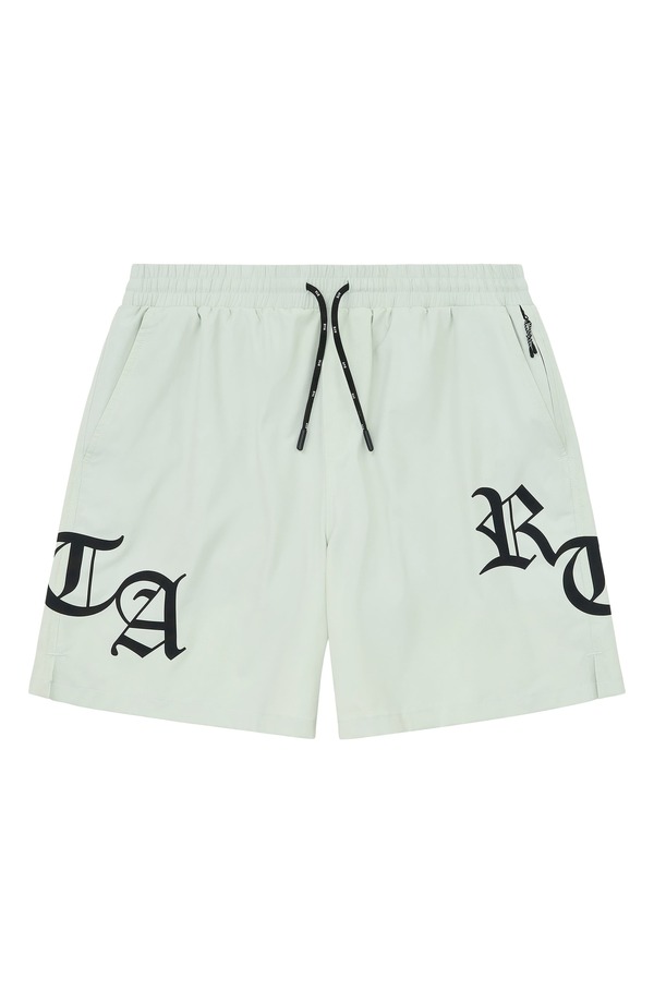 アールティーエー メンズ 水着 ハーフパンツ・ショーツ ナイロン RtA Mark Stretch Nylon Swim Trunks Lighteal Old English Rta ティール