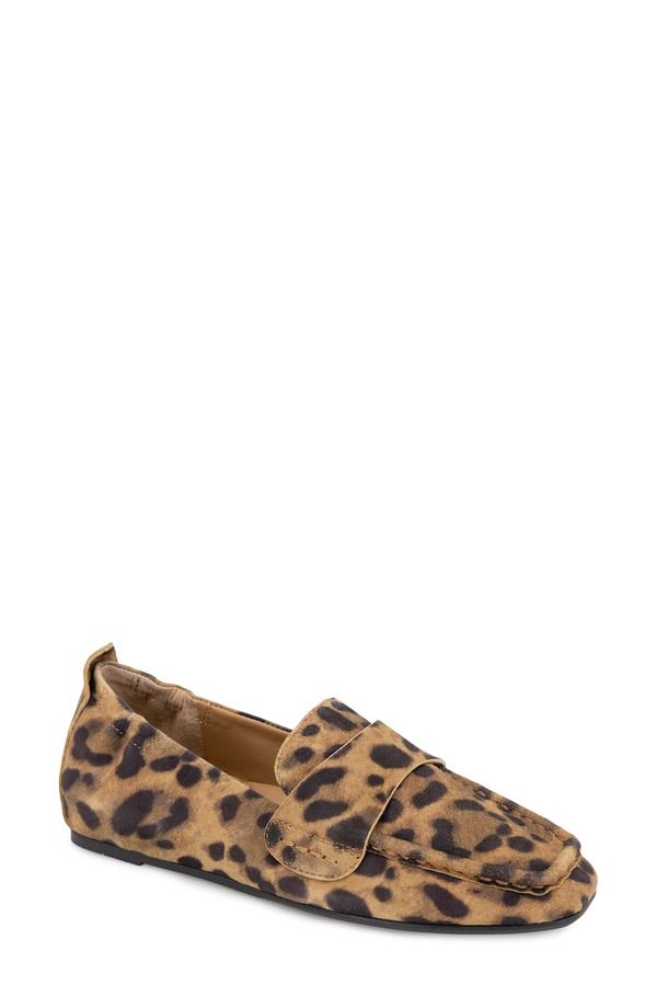 ジェントルソウルズ レディース シューズ オックスフォード ローファー Gentle Soulsophie Loafer Leopard Suede アニマル