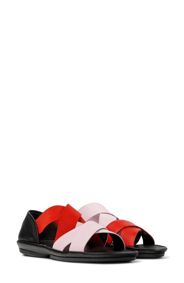 カンペール レディース シューズ サンダル Camperight Isla Crosstrap Sandal (Women) MULTI - DARK RED レッド