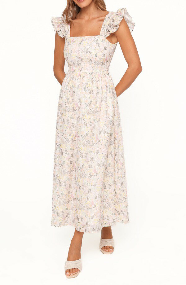 ペタルアンドパップ レディース トップス ワンピース ミディ Petal & Pup Ashtonleigh Midi Dress MULTI FLORAL マルチカラー
